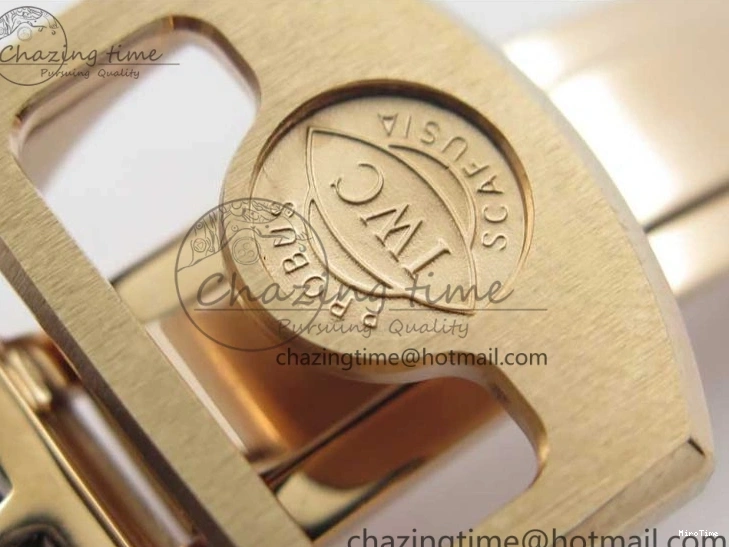 MIROTIME 0218 Compact Portugieser Perpetual Calendar IW503302 RG V9F 1:1 Best Edition White Dial on Brown Leather Strap A 7113